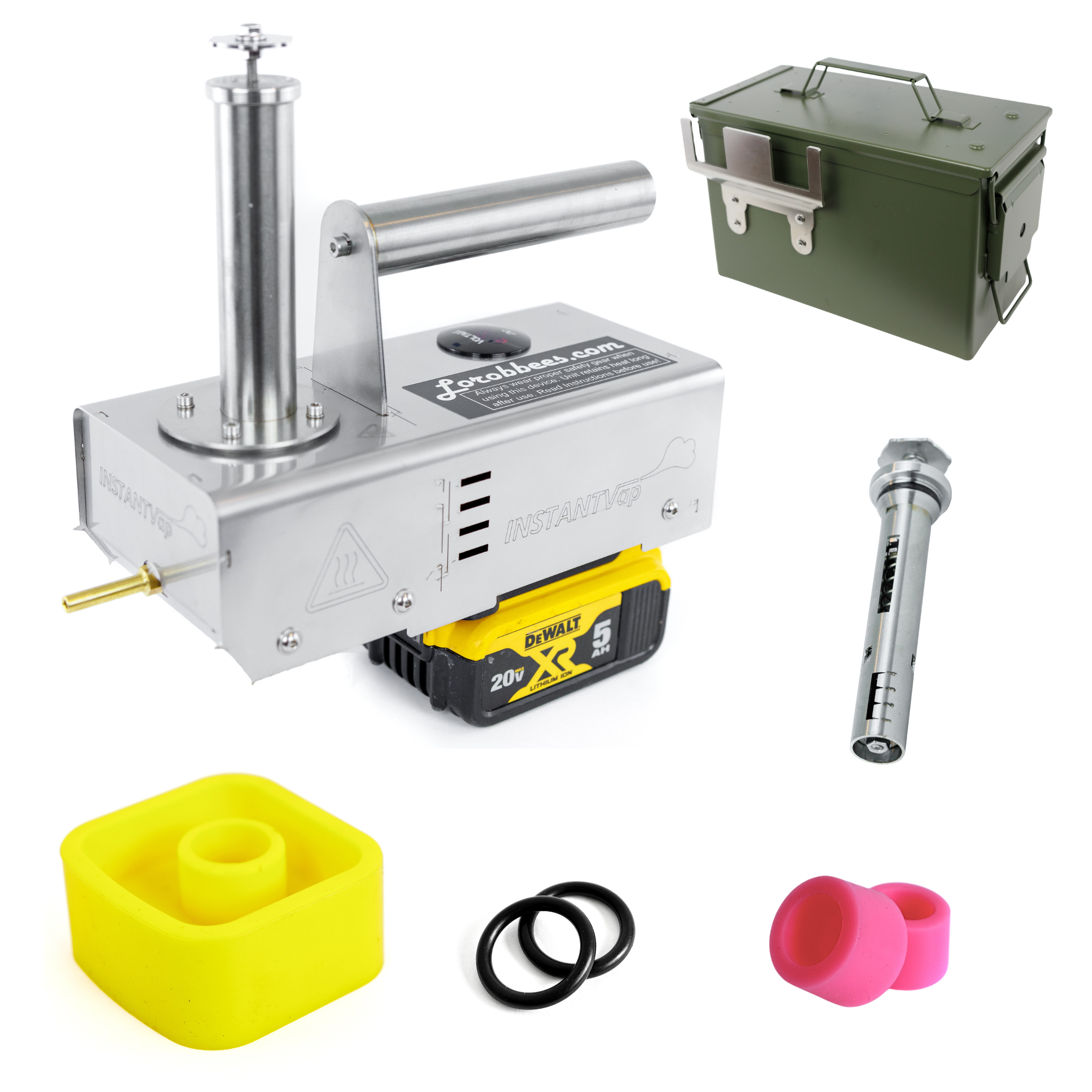 InstantVap 18V Original Unit and Accessories Lorob Bees LLC InstantVap 18V Original Unit and Accessories Lorob Bees LLC