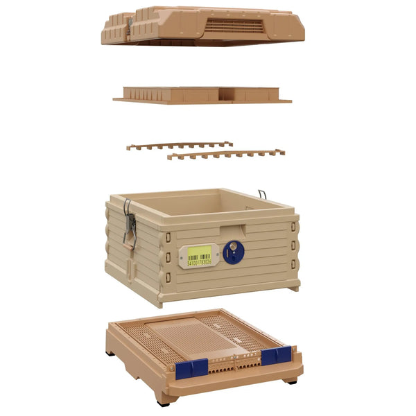 Ergo PLUS Single Brood Box Beehive Set Apimaye-USA