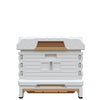 Ergo PLUS White Single Brood Box Beehive Set Apimaye-USA