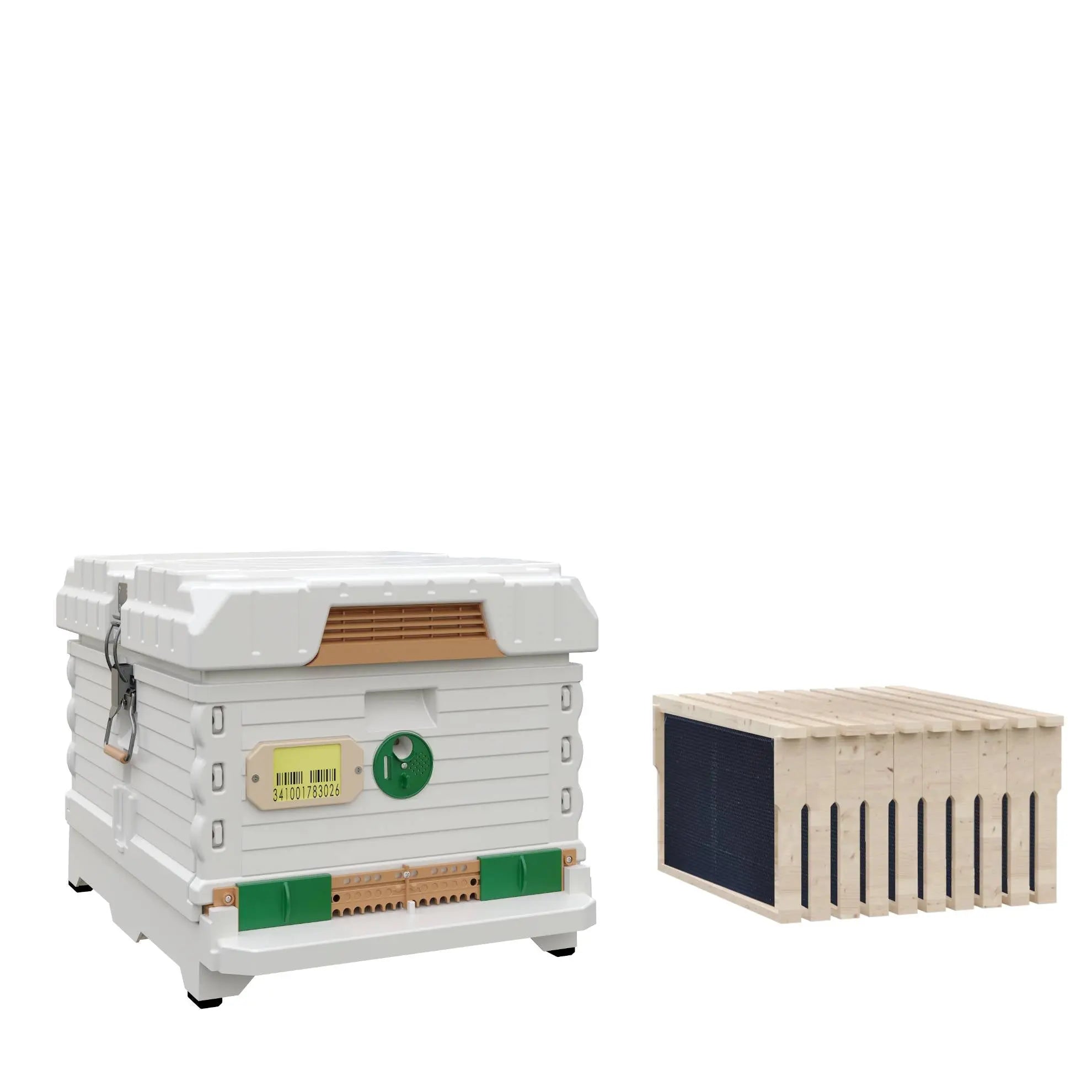 Ergo PLUS White Single Brood Box Beehive Set Apimaye-USA