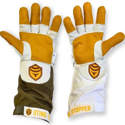Heavy Duty Goat Skin Beekeeping Gloves Sting Stopper
