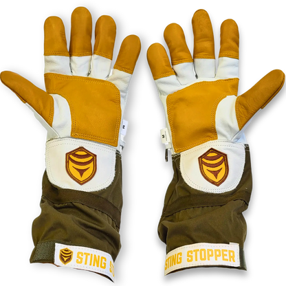 Heavy Duty Goat Skin Beekeeping Gloves Sting Stopper