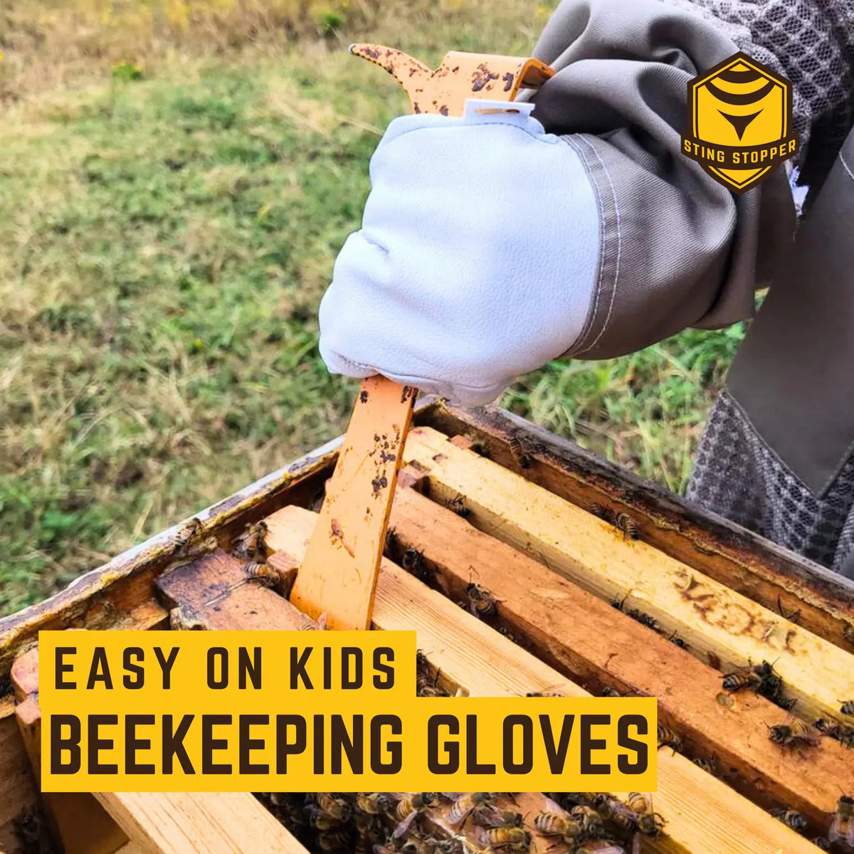 Kids Beekeeping Gloves Sting Stopper