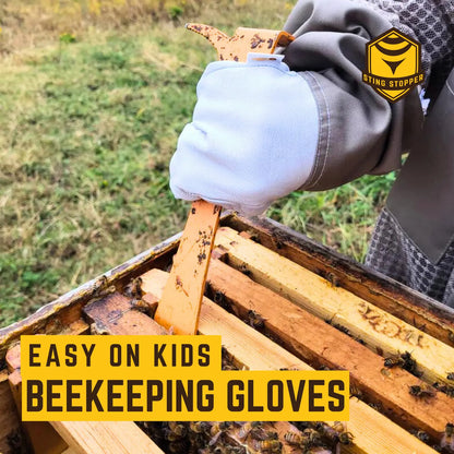 Kids Beekeeping Gloves Sting Stopper