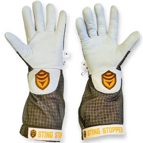 Ventilated Goat Skin Beekeeping Gloves