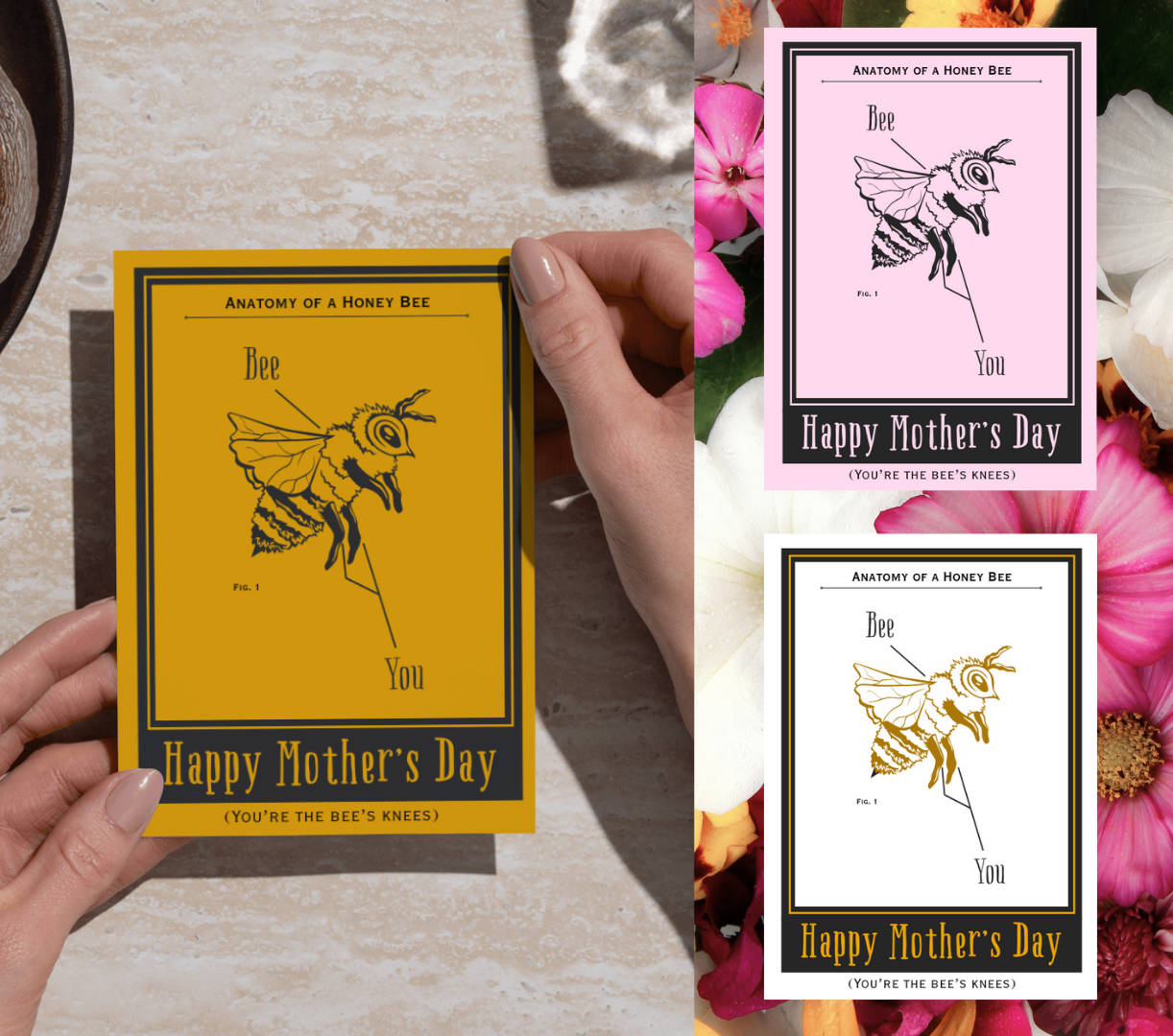 Printable Mother's Day Card - Bee Edition