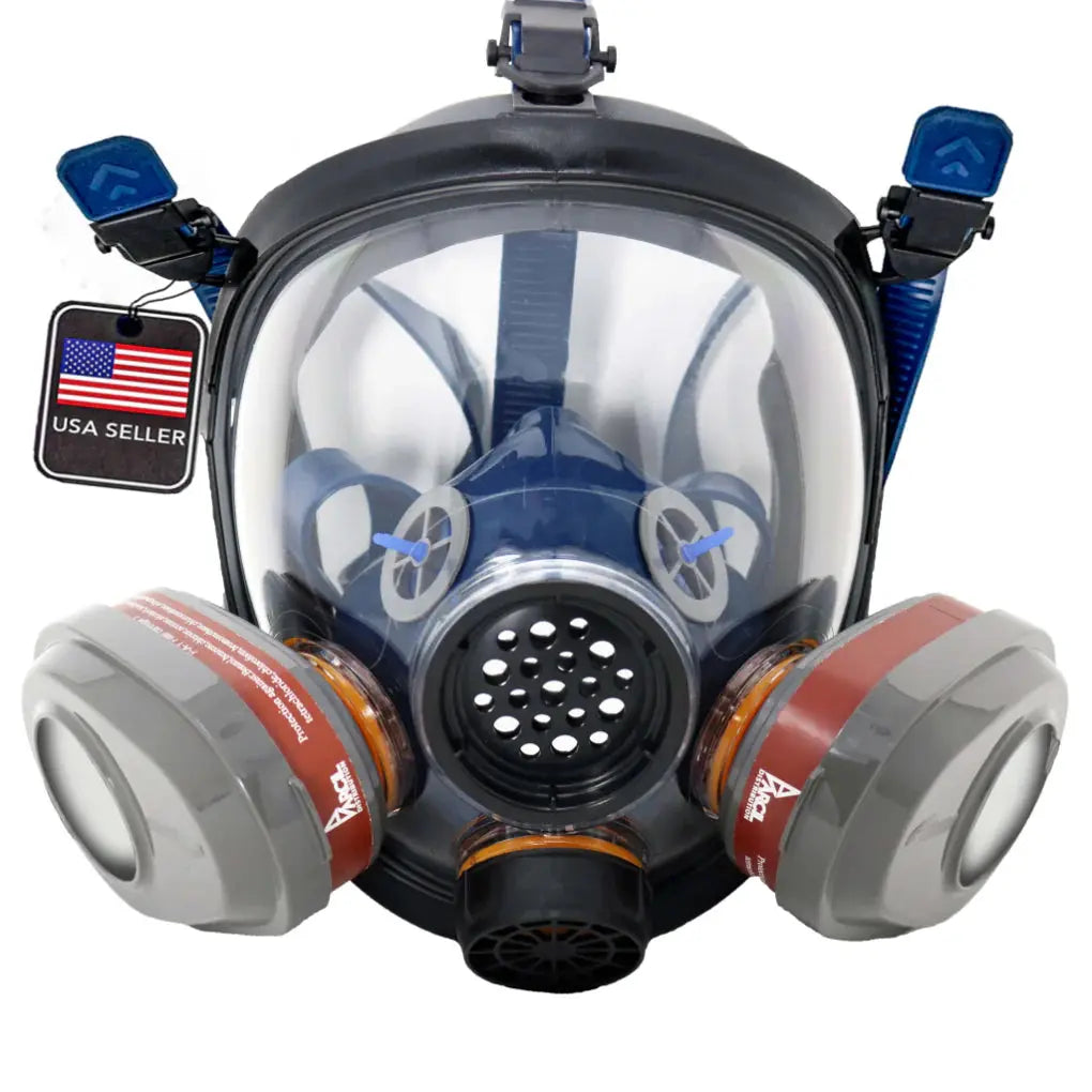 PD-101 Full-Face Industrial Air Purifying Respirator (APR) with – Lorob ...